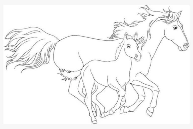 Escolha seu Desenho de Cavalo Para Colorir