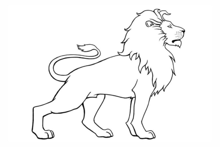 Desenho de Leão Para Colorir: Como escolher e Imprimir