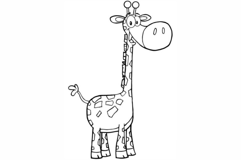 Desenho de Girafa Para Colorir: Modelos fofos, Dicas e Ideias