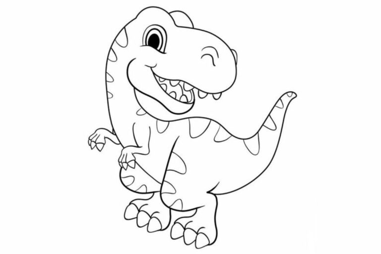Desenhos de Dinossauros para Colorir