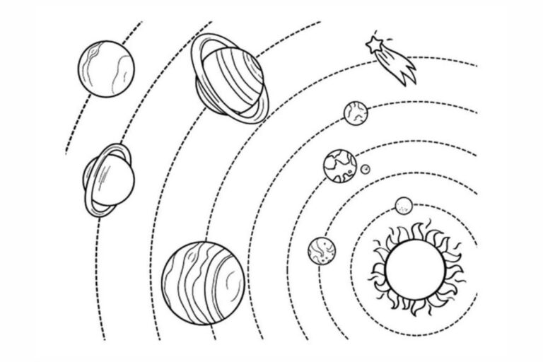 Desenhos de Planetas Para Colorir: Como Atividade Educativa