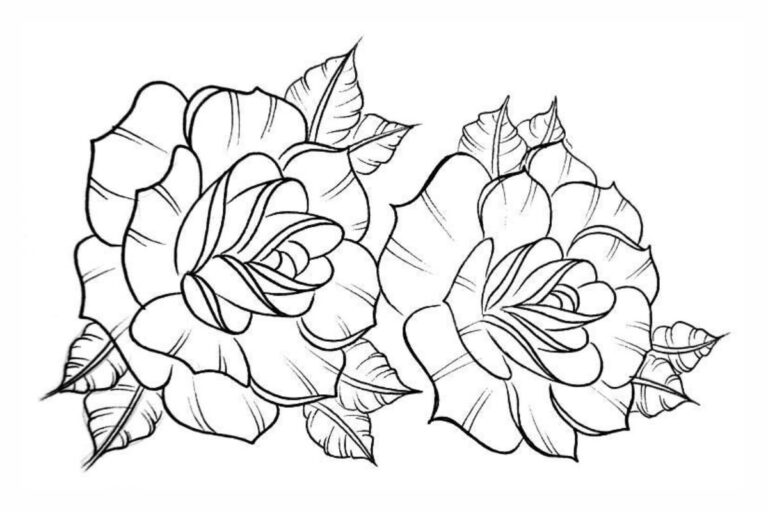 Desenhos de Rosas Para Colorir: uma Ótima Escolha