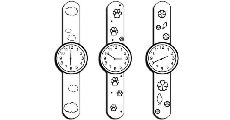 Brincando com o Tempo: Desenho Para Aprender Horas do Relógio