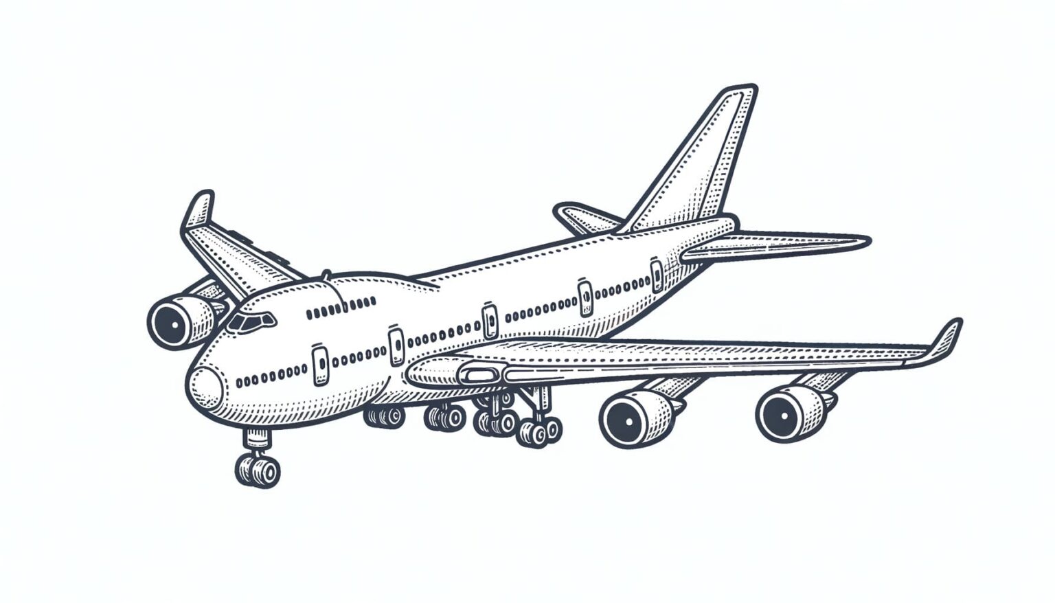 Desenho de Avião para Imprimir e Colorir: Uma Viagem Criativa