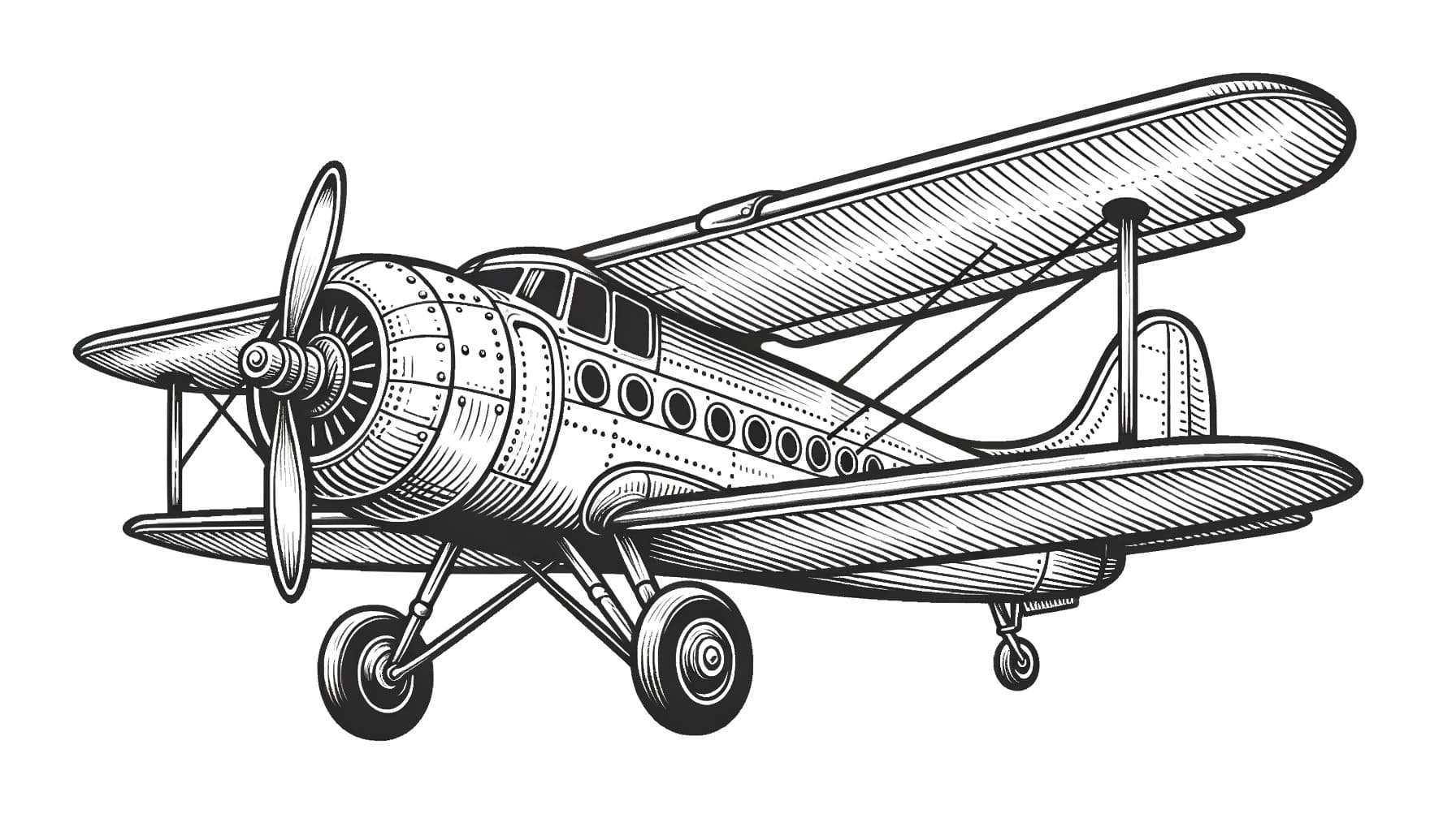 Desenho de Avião para Imprimir e Colorir: Uma Viagem Criativa