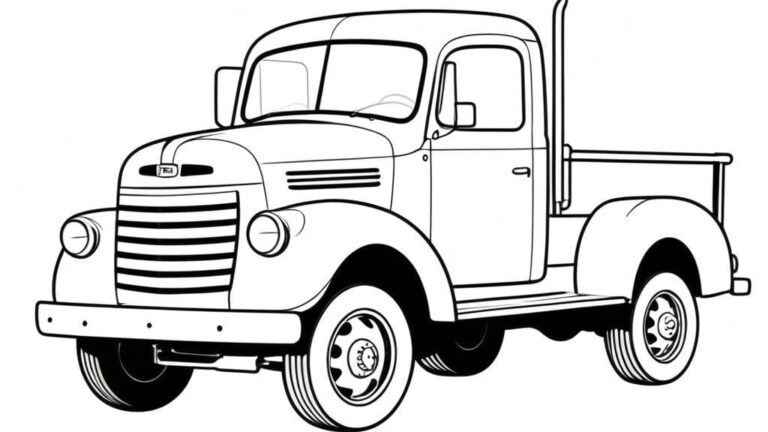 Descobrindo o Mundo dos Desenhos de Caminhão para Colorir