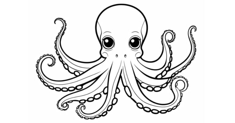 A Magia dos Desenhos de Polvo para Colorir