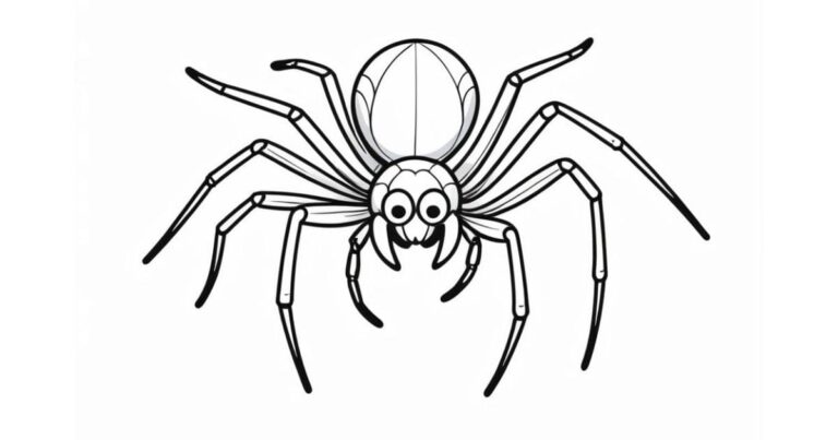 Desenho de Aranha Infantil para Colorir: Uma Aventura Artística