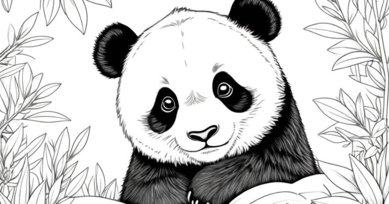 Explore o Mundo dos Desenhos de Panda para Colorir