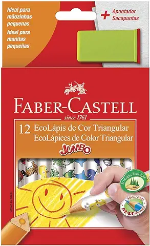 Lápis de Cor Faber-Castell com 12 Cores