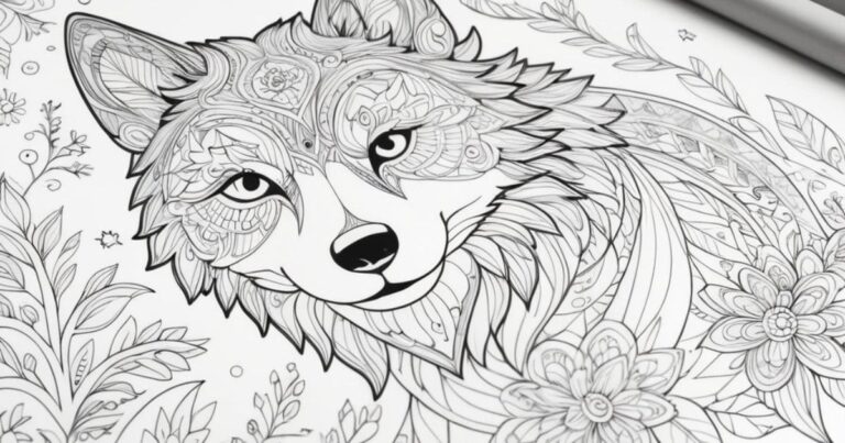 O fascinante mundo dos desenhos de lobo para colorir