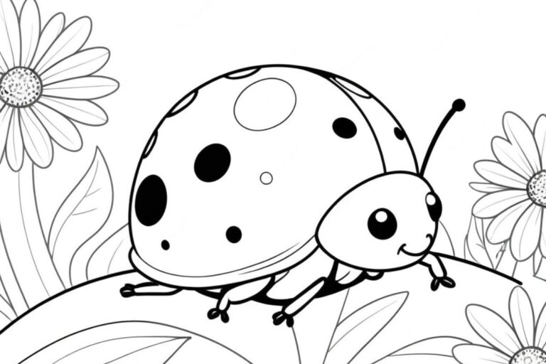 Desenho de joaninha para colorir: a atividade relaxante que todo mundo precisa experimentar