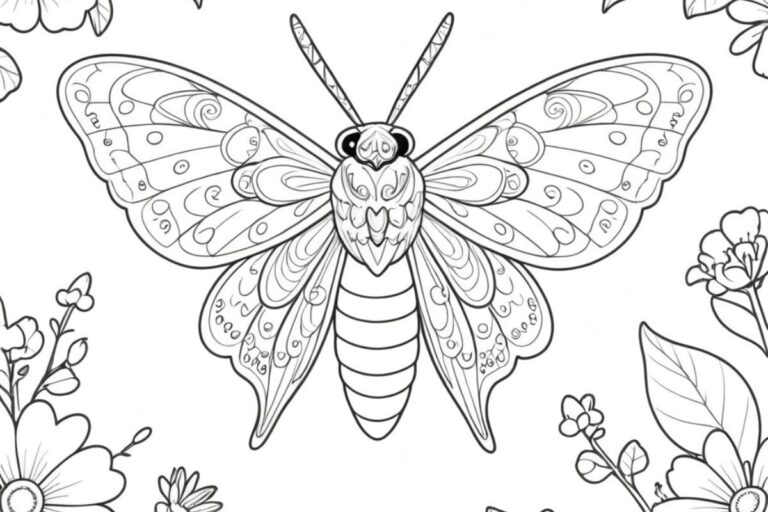 Desenhos de mariposas para colorir: a tendência relaxante que conquistou adultos e crianças