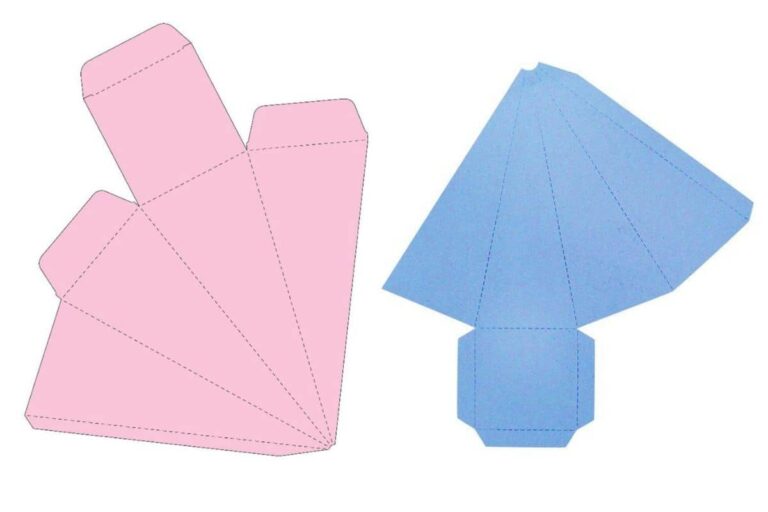 O encanto do molde caixa pirâmide PNG: Criatividade em suas mãos!